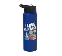 Me encanta la investigación Curiosidad Exploración Stainless Steel Insulated Water Bottle