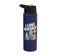 Me encanta la investigación Curiosidad Exploración Stainless Steel Insulated Water Bottle