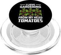 Me Encanta la jardinería de mi Cabeza Tomates PopSockets PopGrip para MagSafe