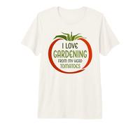 Me Encanta la jardinería Desde mi Cabeza Tomates Funny Garden Tomate Camiseta Premium