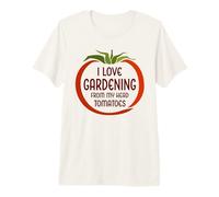 Me Encanta la jardinería Desde mi Cabeza Tomates Funny Garden Tomate Camiseta Premium