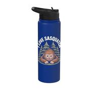 Me encanta la linda criatura del bosque de Sasquatch Stainless Steel Insulated Water Bottle
