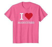 Me Encanta la manicura, me Encanta la manicura Camiseta, Niños, Rosa Jaspeado, 2 años