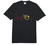 Me Encanta la Medicina Veterinaria Vet Heartline Veterinary Comfort Colors Adult Heavyweight T-Shirt