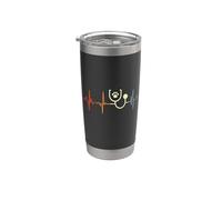 Me encanta la medicina veterinaria Vet Heartline Veterinary Vaso térmico de acero inoxidable de doble pared