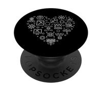 Me Encanta la minería de Datos para científicos de Datos PopSockets PopGrip Adhesivo