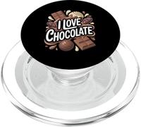 Me Encanta la obsesión del Chocolate Dulce PopSockets PopGrip para MagSafe