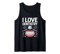 Me encanta la odontología Apasionado Smile Art Camiseta sin Mangas