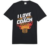 Me Encanta la pasión del Baloncesto del Entrenador Comfort Colors Adult Heavyweight T-Shirt