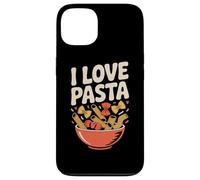 Me encanta la pasta, divertido arte de la comida italiana Carcasa para iPhone 13