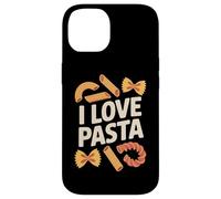 Me encanta la pasta Pasión por la comida italiana Carcasa para iPhone 14
