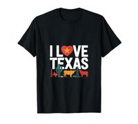 Me Encanta la Plataforma petrolífera para Ganado Texas Cactus Camiseta