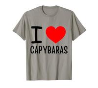Me encanta la ropa capibaras Camiseta