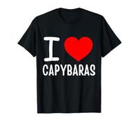 Me encanta la ropa capibaras Camiseta
