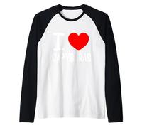 Me encanta la ropa capibaras Camiseta Manga Raglan