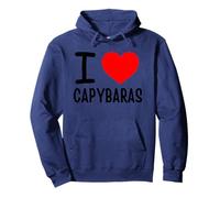 Me encanta la ropa capibaras Sudadera con Capucha