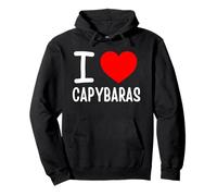 Me encanta la ropa capibaras Sudadera con Capucha