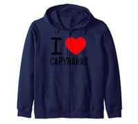 Me encanta la ropa capibaras Sudadera con Capucha