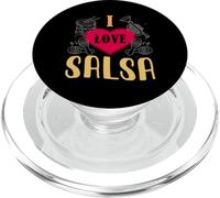 Me Encanta la Salsa y la música Latina es lo Mejor para Bailar Salsa PopSockets PopGrip para MagSafe