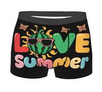 Me Encanta la sandía de Verano Calzoncillos Hombre Premium Trunks Ropa Interior Transpirable Hipsters Hombres M