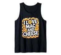 Me encanta la sonrisa de fideos macarrones y queso Camiseta sin Mangas