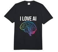 Me Encanta la tecnología de circuitos cerebrales con IA Comfort Colors Adult Heavyweight T-Shirt