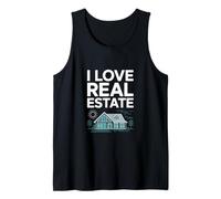 Me encanta la vida apasionada de bienes raíces Camiseta sin Mangas