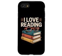 Me encanta leer pila de libros con gafas Carcasa para iPhone SE (2020) / 7 / 8