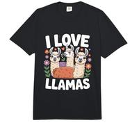 Me Encanta Llamas Llama Enthusiast Delight Comfort Colors Adult Heavyweight T-Shirt