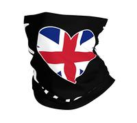 Me Encanta Lo Británico Polainas De Cuello Cómodo Cuello Pañuelo Impreso Bufanda Facial para Adulto Motocicleta Ciclismo 26X30CM