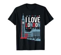 Me encanta Londres, Casas del Parlamento del Big Ben, Viajes británicos Camiseta