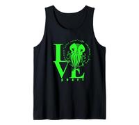 Me Encanta Lovecraftiano Horror cósmico Llamada de Cthulhu Camiseta sin Mangas