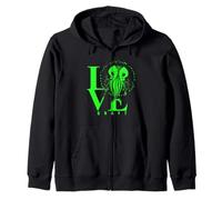 Me Encanta Lovecraftiano Horror cósmico Llamada de Cthulhu Sudadera con Capucha