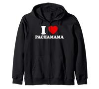 Me Encanta Madre Tierra, Madre Naturaleza, Gaia - I Love Pachamama Sudadera con Capucha