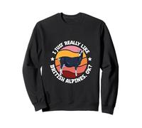 Me Encanta mi Cabra Alpina británica Sudadera
