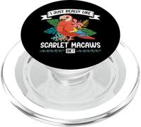 Me encanta mi guacamayo rojo claro PopSockets PopGrip para MagSafe