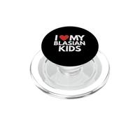 Me Encanta mi Patrimonio Cultural del Orgullo Asiático Negro Blasian Kids PopSockets PopGrip para MagSafe