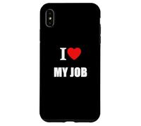 Me Encanta mi Trabajo para Trabajadores de Emergencia Cuidadores Mentores Maestros Carcasa para iPhone XS MAX