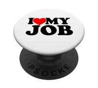 Me Encanta mi Trabajo PopSockets PopGrip Adhesivo