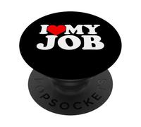 Me Encanta mi Trabajo PopSockets PopGrip Adhesivo