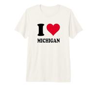 Me Encanta Michigan Camiseta Premium