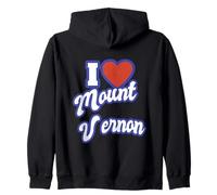 Me Encanta Mount Vernon Nueva York Sudadera con Capucha