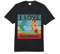 Me Encanta Nadar, ¿Qué Tan rápido Puedes Nadar Cocodrilo Comfort Colors Adult Heavyweight T-Shirt