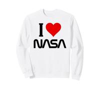 Me Encanta NASA Corazón con Logo Sudadera