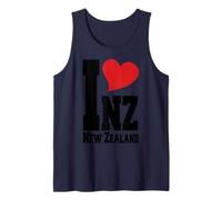 Me Encanta NZ Heart NZ Love Nueva Zelanda Neozelander Pride Camiseta sin Mangas