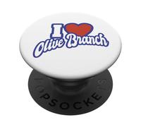 Me Encanta Olive Branch Mississippi PopSockets PopGrip Adhesivo