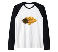 Me Encanta Pani Puri Street Food Golgappa Gupchup Phuchkta Camiseta Manga Raglan