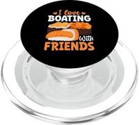 Me Encanta pasear en Barco con Amigos PopSockets PopGrip para MagSafe