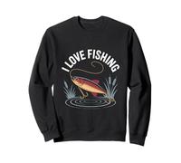 Me encanta pescar y atrapar al grande Sudadera
