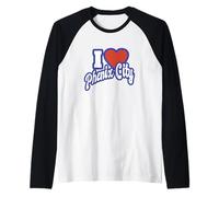 Me encanta Phenix City Alabama Camiseta Manga Raglan